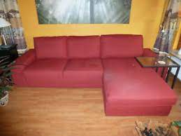Ikea sofa grau bezug ecksofa weiss preisvergleich aufregend graue. Ikea Kivik 3er Sofa Rot Ebay