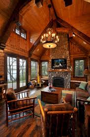 49 Superb Cozy And Rustic Cabin Style Living Rooms Ideas Freshouz Com Rustic Cabin Cabin Style Cabin Living Room