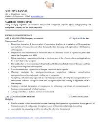 Noting, of, or pertaining to a secretary or a secretary's skills and work. Sample Cv For Company Secretary Company Secretary Resume
