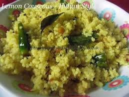 Cook the couscous according to package directions in a large pot of salted water. Priya S Virundhu Lemon Couscous Indian Style Lemon Couscous Recipe How To Make Lemon Couscous Recipe With Step By Step Photos