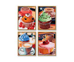 Besuch mich auch auf meiner facebook seite! Cupcakes Malen Nach Zahlen Quattro 18 X 24 Cm Bildformate Www Malennachzahlen Schipper Com