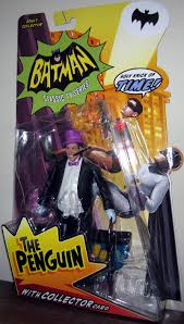The penguin, one of batman's oldest foes, is an eccentric criminal mastermind, known as much for his love of ornithology and trick umbrellas as for his already shady business. Penguin Batman Classic Tv Series Action Figure
