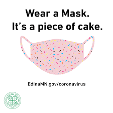 From midnight friday, masks will only be required on public transport and at events or venues with more than 1000 people. Masks Required Materials Edina Mn