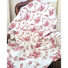 Find shabby chic from a vast selection of afghans & throw blankets. Cozy Line Chic Shabby Vintage Rose Quilted Throw Blanket On Sale Overstock 8458652