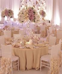 Champagne Curly Willow Chair Covers Are A Total Win Wedding Decorations Wedding Wedding Table