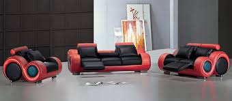 Have you ever thought about black and red sofa sets? Modern Black And Red Leather Sofa Set Tos Lf 8804 Blackred Lther