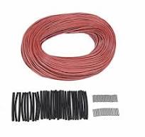Heating Wire Cable Carbon Fiber Floor Wire Warm Home 6k 25w / M Silicone  Rubber