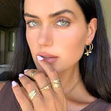 Gold Iris Petal Ring