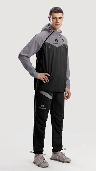 Shop Breathable Men Temp-Control Sauna Suit with Side-Zip - HOTSUIT
