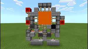 Minecraft 3x3 Door 1 Wide Jam Proof Redstone Tutorial Mcpe Xbox Bedrock Https Cstu Io Minecraft Redstone Creations Minecraft Minecraft Crafts