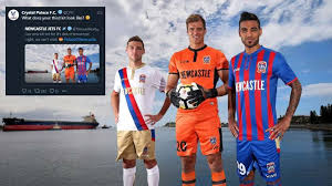 Tweets must use the format of having the name of the tweeter in brackets and the exact tweet copy and pasted (hashtags, abbreviations, and twitter handles can be edited out for clarity, and the tweet can be translated into english) e.g. Crystal Palace Trolls A League Side Newcastle Jets After Kit Release Copy Goal Com