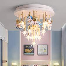 Led childrens' ceiling lights available. Creative Children S Room Ceiling Lamp Boy Girl Bedroom Ceiling Lights Kindergarten Nursery Decoration Ceiling Light Nordic Lamps Ceiling Lights Aliexpress