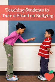 Lesson For Taking A Stand On Bullying Bullying Lessons Bullying Education Issues