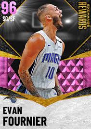 Fournier was acquired by the celtics prior to the 2021 nba trade deadline. Evan Fournier 96 Nba 2k21 Myteam Pink Diamond Card 2kmtcentral