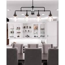 Sea Gull Lighting Belton 40 75 In W 4 Light Heirloom Bronze Kitchen Island Lights 6614504 782 The Home Depot