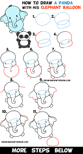 Check spelling or type a new query. How To Draw A Cute Panda Bear Holding An Elephant Balloon Easy Step By Step Drawing Tutorial For Kids How To Draw Step By Step Drawing Tutorials