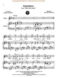 West Side Story Somewhere Carol Peter S Wedding Song