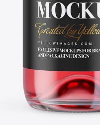 1 5l Rose Wine Bottle Mockup In Bottle Mockups On Yellow Images Object Mockups