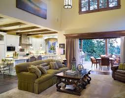 Log home great room, stone fireplace. 10 Great Room Floor Plans With Amazing Photos The House Designers