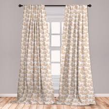 rustic western curtains wayfair