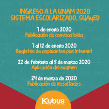 La academia presenta los resultados para el ingreso a la misma. Convocatoria Unam 2020 Concurso De Febrero Kubus Educacion