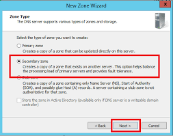 Configure Secondary Zone In Windows Dns Server