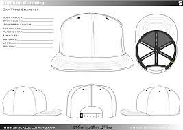 Snapback Template Stacked Clothing 2019 Cap Designs Dad Caps Design