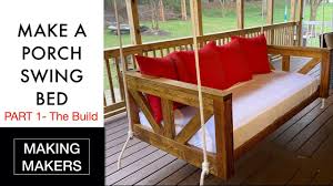 The best sofa too, for indoor or outdoor use. Make A Porch Swing Bed Twin Mattress Edition Youtube