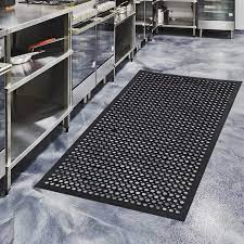 Interlocking kitchen floor mats offer a simple solution for kitchens, bars, server stations and other flooring applications that require custom most interlocking matting products offer snap on colored beveled edges to eliminate trip hazards. Amazon Com Rubber Door Mats Anti Fatigue Floor Mat For Kitchen New Bar Floor Mats Commercial Heavy Duty Bath Mat Black 36 X 60 Kitchen Dining