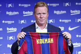مدرب برشلونة الهولندي كومان
