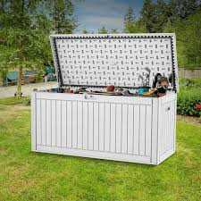 Dextrus 260 Gallon Large Resin Deck Box