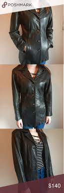 Bernini Beverly Hills Leather Jacket Sz M Leather Jacket Colored Blazer Clothes Design