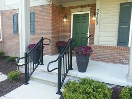 The deck is enclosed by railing for safety. The Proper Handrail Height Aluminum Handrail Direct