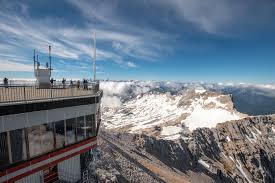 Visiting Zugspitze By Cable Car The Austria And Germany Routes Verses Hikes Biergarten Cogwheel Train And Mo Germany Travel Destinations Zugspitze Germany