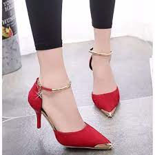 Ankle strap shoes say hello to high heels with sexy, wraparound ankle strap heels from fsjshoes. A S Women S Ankle Strap Heels Red Konga Online Shopping