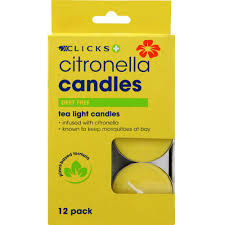Use these homemade citronella candles to help repel mosquitos and other insects naturally on beautiful summer nights. Clicks Citronella T Light Candles 12 S Clicks