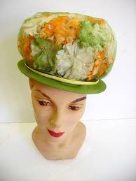 Ladies vintage hat flower