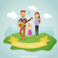 I parchi giochi sono spazi in cui bambini e adulti possono divertirsi insieme. Free Vector Family Day Flat Design