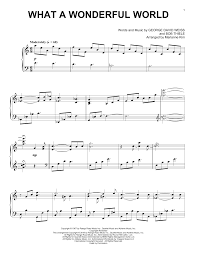 Licensed to virtual sheet music® by hal leonard® publishing company. Louis Armstrong What A Wonderful World Arr Marianne Kim Sheet Music Pdf Notes Chords Pop Score Piano Solo Download Printable Sku 424373