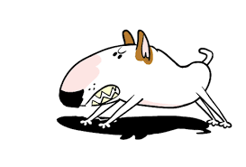 New Trending Gif On Giphy Dog Animation Bull Terrier Love Illustrations