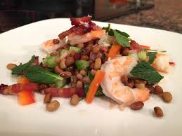 1/2 cup chopped pitted green olives. Lunchbreak Marinated Shrimp And Shelling Bean Salad Prepared By Chef Vivian Howard Wgn Tv