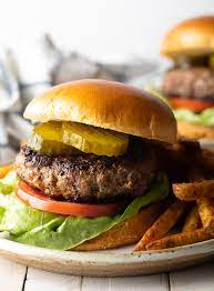 Divide the mixture into four. Best Hamburger Patty Recipe Grill Or Stovetop A Spicy Perspective