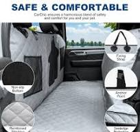Amazon.com : CarChic Full‑Size Truck Dog Back Seat Cover ...