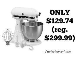 kohls: kitchenaid ksm75 classic plus 4
