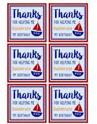 Nautical Themed Party Printables Thank You Cards Tags Use These For Favors Treat O Nautical Themed Party Nautical Birthday Party Nautical Theme Birthday
