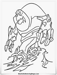 Download or print the image below. Frozen Snow Monster Coloring Pages