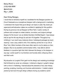 Now that you are ready to create or edit your letter, there are a few things you should keep in mind. Graphic Designer Cover Letter Examples 25 Sample Letters