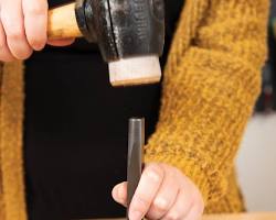 Image of leather working hammer
