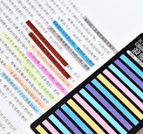 Transparent Ultra-Fine Sticky Notes: Waterproof PET Index Markers In Korean  Style