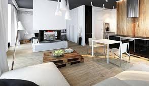 We found the best small apartment furniture ideas for every room of your house—consider your tiny space officially sorted out. Cool Apartment Ideas Blending Wood Into Black And White Interior Design And Decor